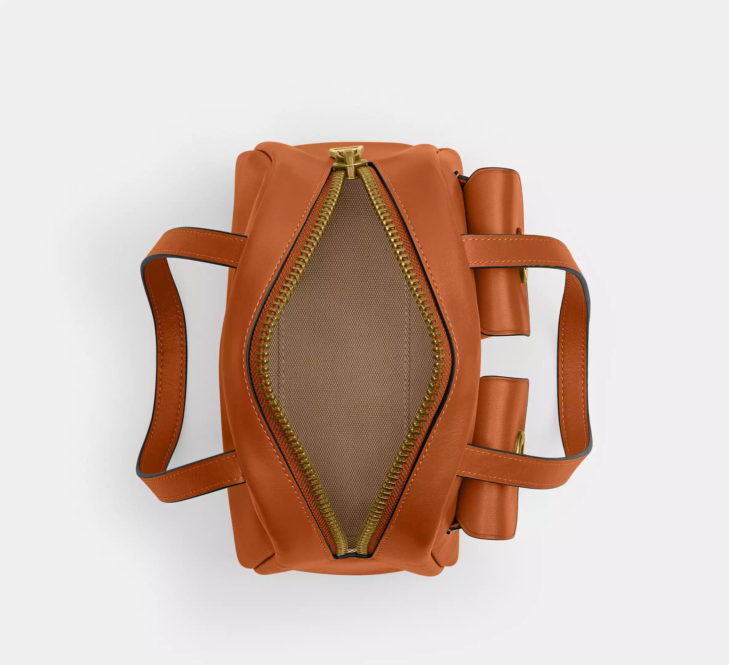 Twin Turnlock Bag 20 - Toffee