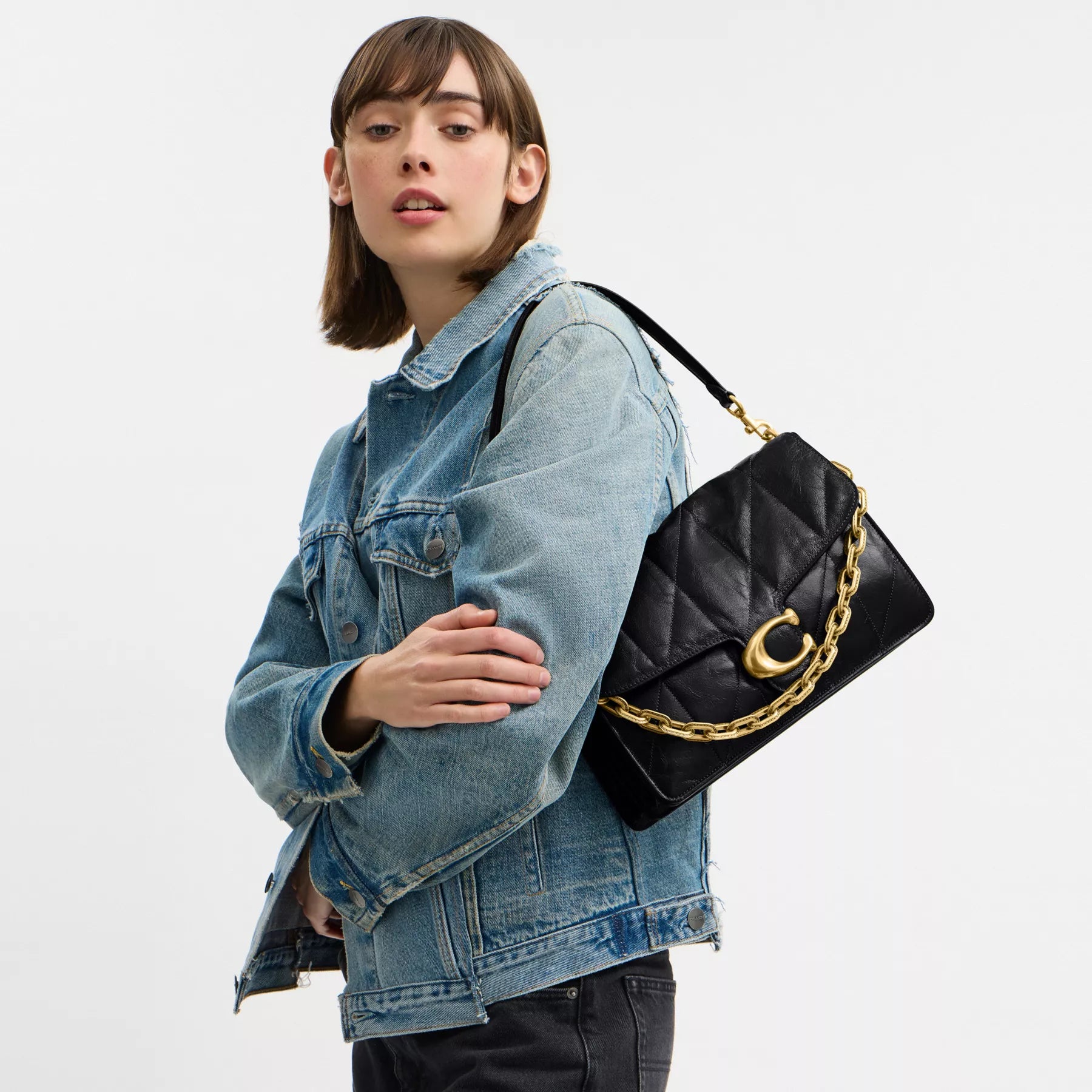 TABBY SHOULDER BAG 30 - BLACK