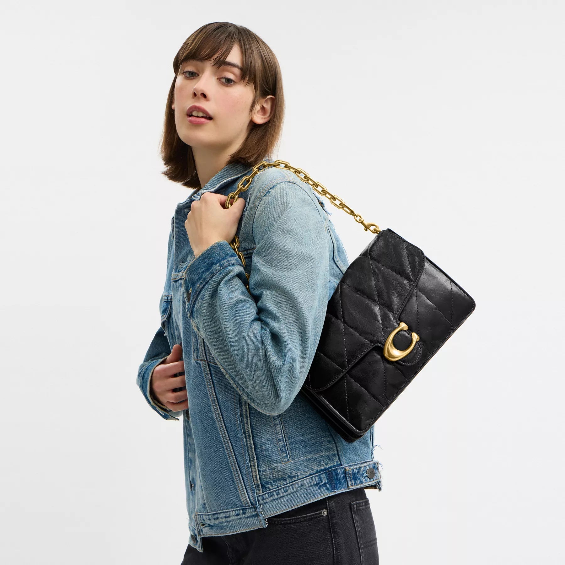 TABBY SHOULDER BAG 30 - BLACK