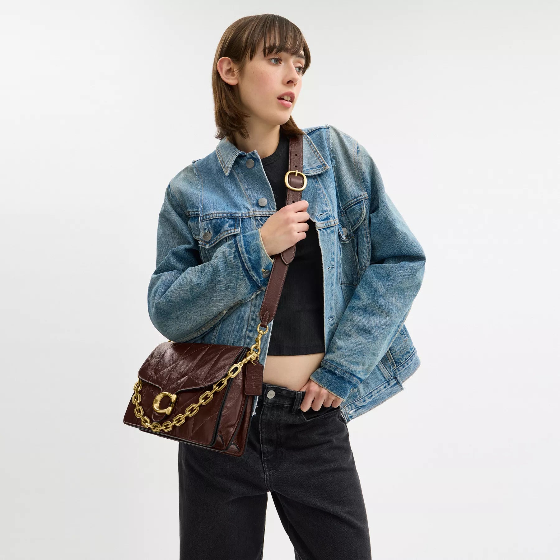 TABBY SHOULDER BAG 30 - MAPLE