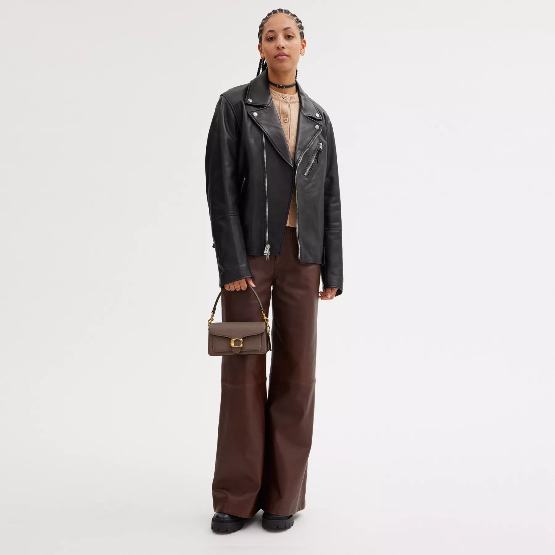 TABBY SHOULDER BAG 20 - DARK STONE