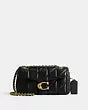 Tabby Shoulder Bag 20 With Pillow Quilting - Nappa leather/Brass/Black