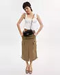 Tabby Shoulder Bag 20 With Pillow Quilting - Nappa leather/Brass/Black