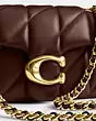 Tabby Shoulder Bag 20 With Pillow Quilting - Nappa leather/Brass/Maple