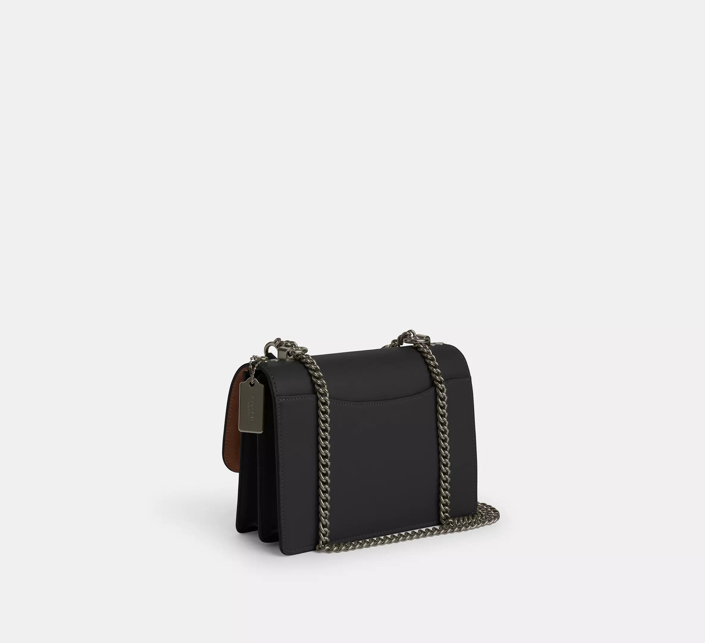 Klare Crossbody Bag In Signature Canvas - Charcoal/Black