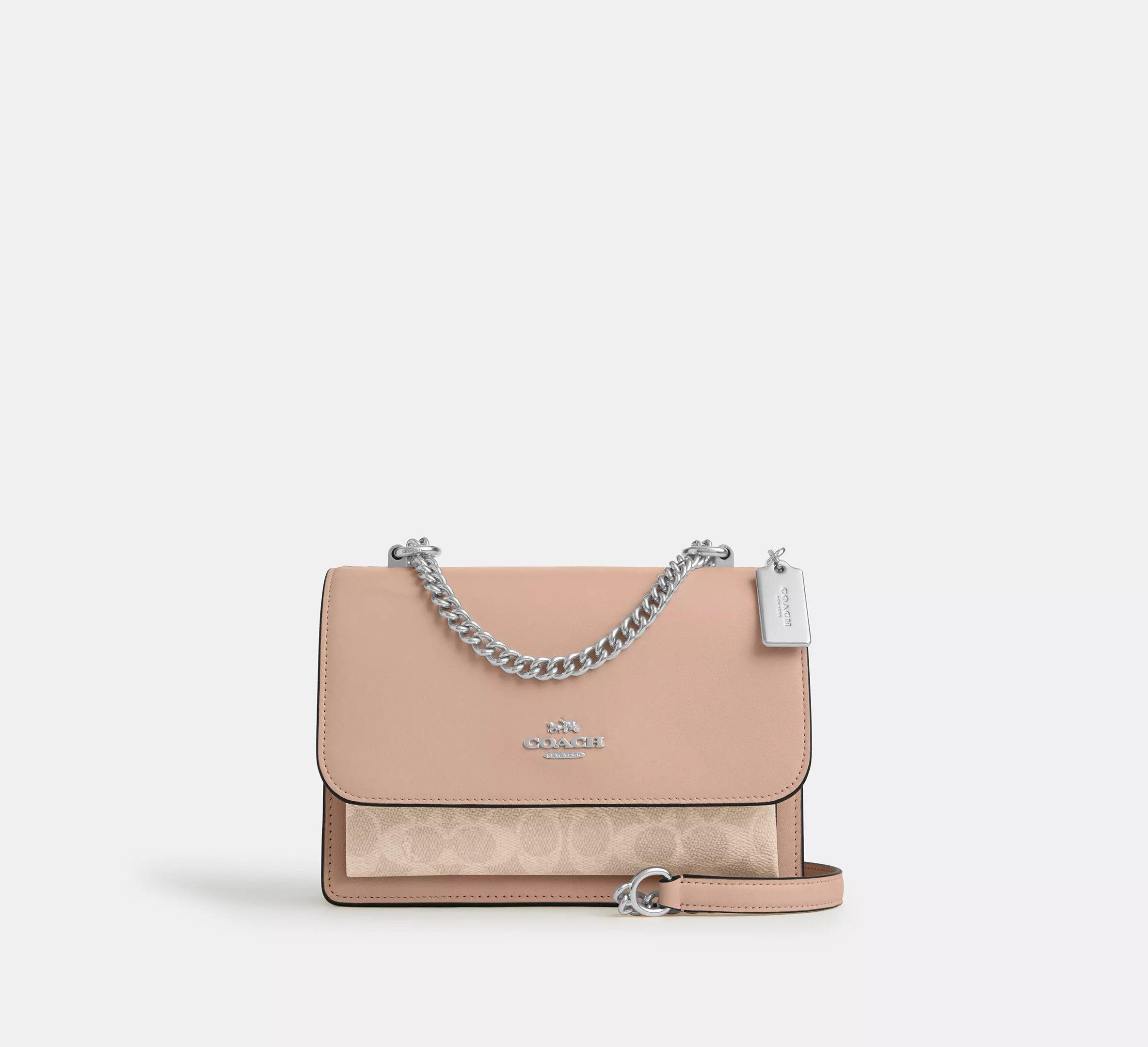 Klare Crossbody Bag In Signature Canvas - Sand/Taupe