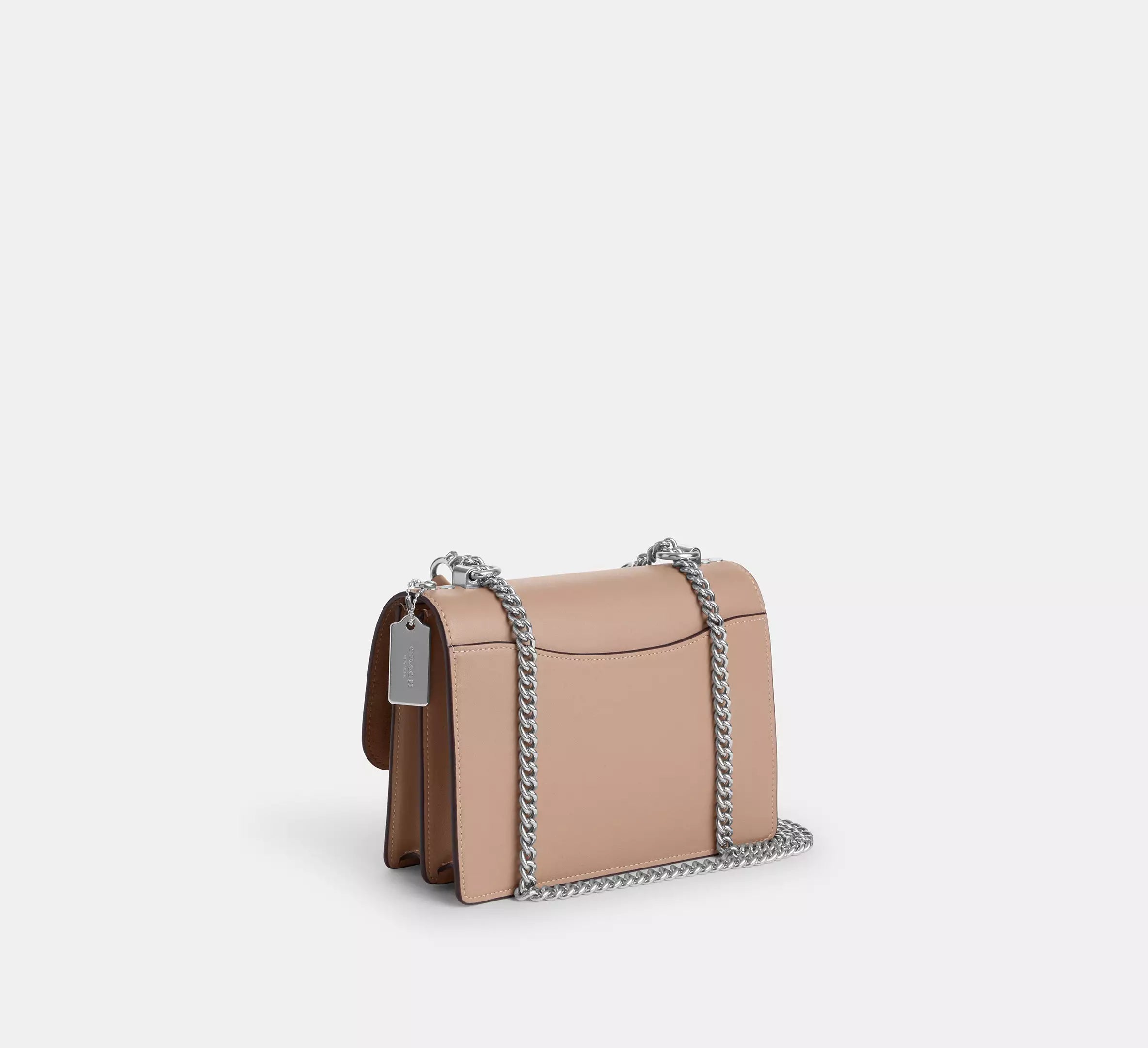Klare Crossbody Bag In Signature Canvas - Sand/Taupe