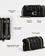 Tabby Shoulder Bag 20 With Pillow Quilting - Nappa leather/Brass/Black
