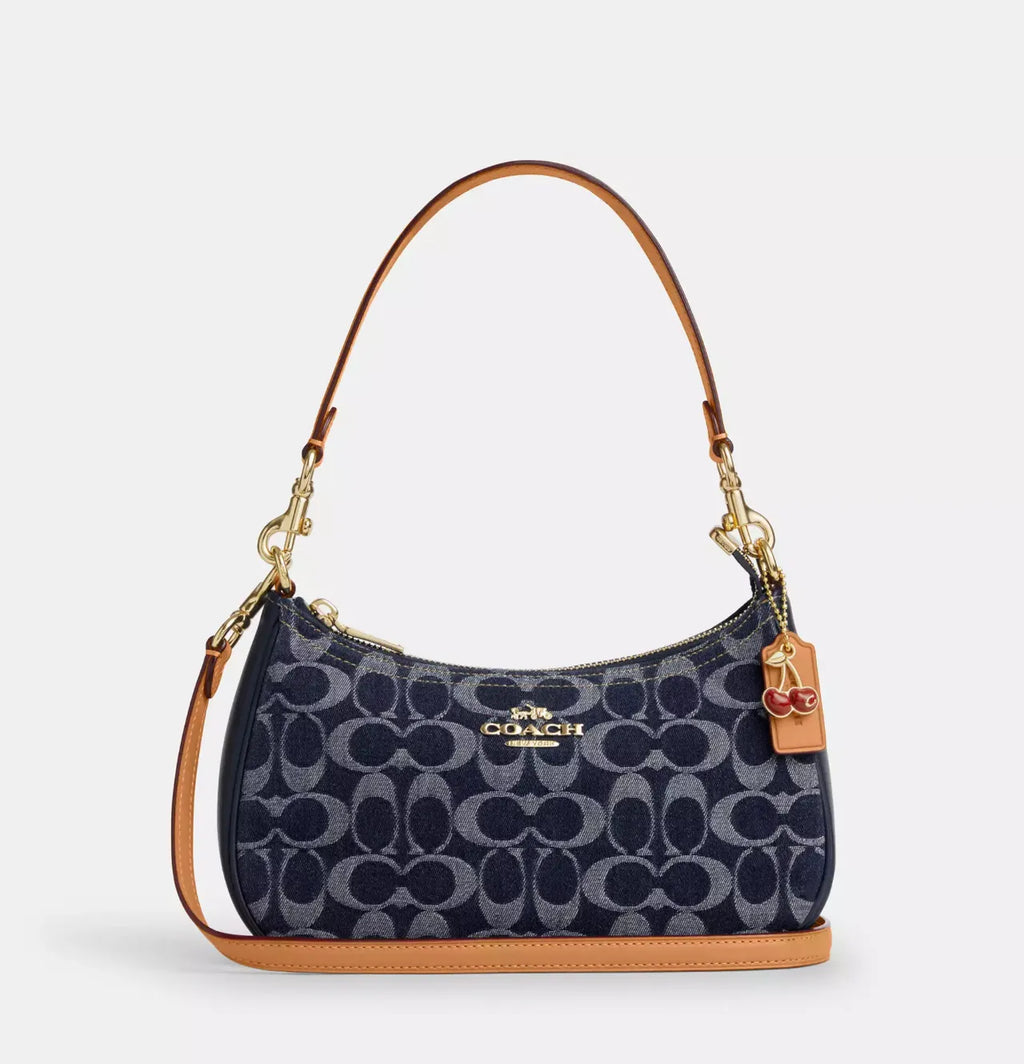 Coach Teri Shoulder Bag In Signature Denim