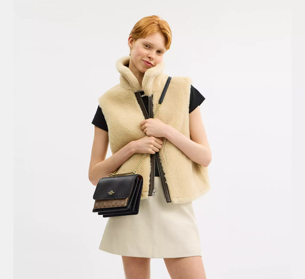Klare Crossbody Bag In Signature Canvas - Black Multi