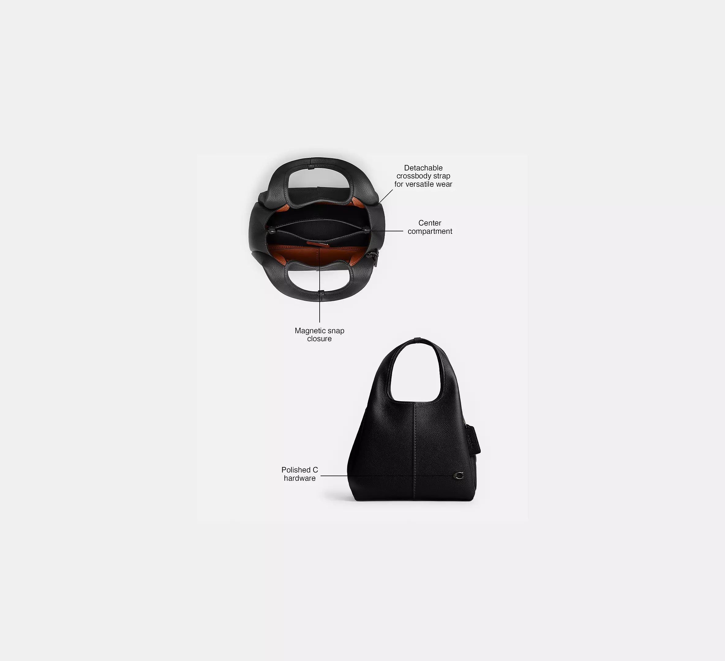 Lana Shoulder Bag 23 - Black