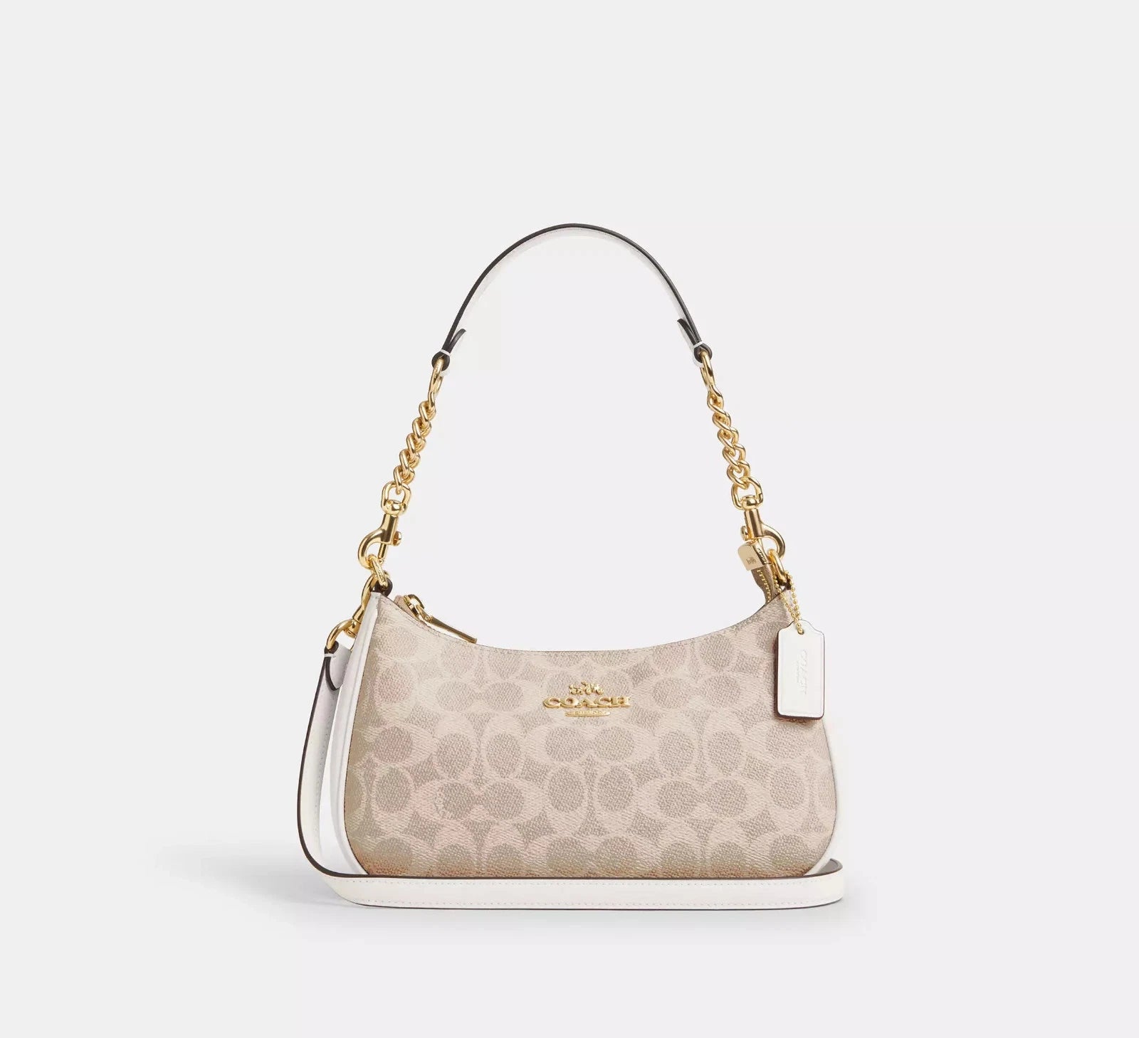 Coach Teri Shoulder Bag In Signature - Sand